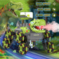 Dinosaur Remote Control Car - 8WD RC Car Toy for 4 5 6 7 8 Year Old Boys, 2.4Ghz RC Drift Monster Truck, Transform Stunt Car wit