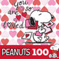 RoseArt 100 Piece Jigsaw Puzzle - Peanuts "You are So Loved", Multi-colored, Cardboard, Model 8672ZZA for Kids and Adults
