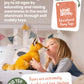 Living Nature Medium Giraffe Stuffed Animal | Fluffy Giraffe Animal | Soft Toy Gift For Kids | 12 Inches