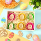 Jansun 24Pcs Easter Egg Tokens, Easter Egg Fillers Wooden Easter Reward Tokens Tokens Coins With 24 Different Engraved Sayings F