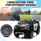 Hikole 12V Ride On Police Car For Kids 4-8, 12V Electric Car For Kids With Remote Control, 2 * 30W Motor, Music, Alarm Lights, M