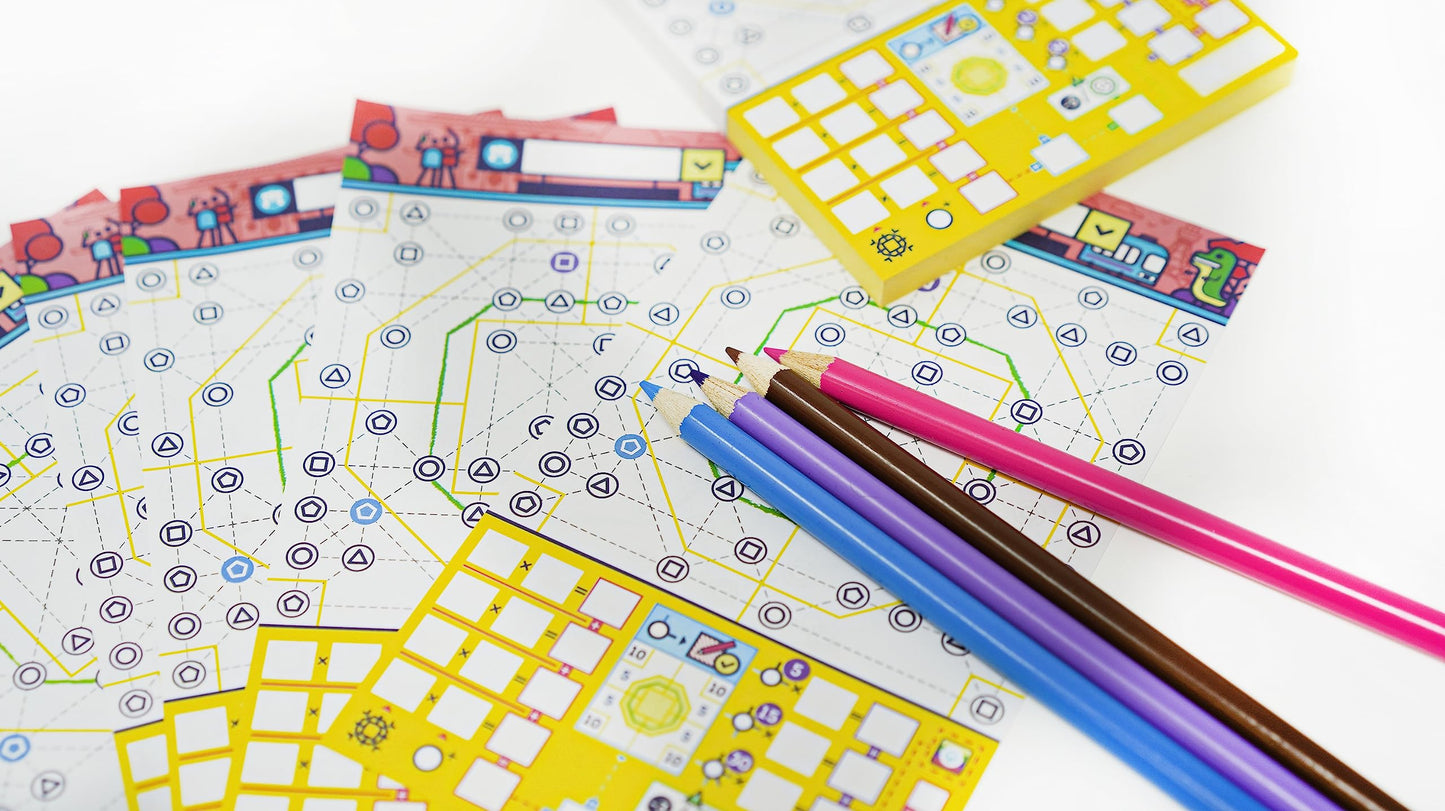 Blue Orange Next Station Tokyo Board Game - Flip and Write Train Route Strategy Game for 1-4 Players, Blue/White, Model AAC09074