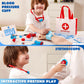 Play-Act Kids Doctor Kit,16-Piece Pretend Play Medical Kit with Bag, Doctor Role Play Set, Realistic Medical Toy, Reusable Recor