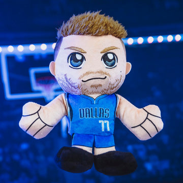 Bleacher Creatures Luka Doncic 8" Plush Doll - Soft Chibi NBA Figure, Dallas Mavericks, Model K8-NBP-MAV-LDO