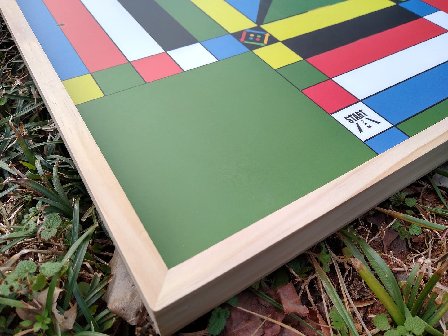 JAMAICANLUDO Jamaican Ludo Original Edition Board Game | 24in x 24in | Multicolor | Fun for 4 Players, Ages 6+