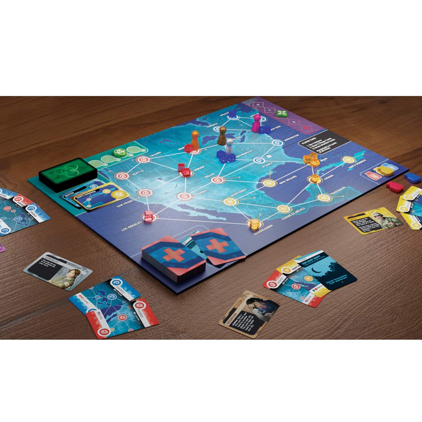 Pandemic Hot Zone: North America Board Game - Unite To Save The Continent! Cooperative Strategy Game For Kids And Adults, Ages 8