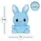 Warm Pals - Bippsy Bunny - 1.5Lbs - Cozy Microwavable Lavender Scented Plush Toys - Heated Stuffed Animal - Heatable Coolable Be