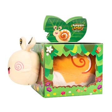 Scentco Snuggle Bugs (Snail)- Cinnamon Roll Scented Plush Toy - Gifts For Kids, Gift Guide, Aromatherapy