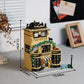 Enjbrick Flowers City Coffee Shop Building Set For Adutls,Architecture Building House Kit For Boys And Girls 8-14 Years 1443 Pcs