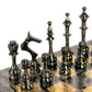 Stonkraft Collector Edition Brass Chess Pieces Pawns Chessmen Chess Coins Figurine Pieces (2.5'' Sleek)