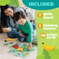 Peaceable Kingdom Monkey Around Game for Toddlers, Interactive Play, Cardboard, One Size, Multicolor, Ages 2+