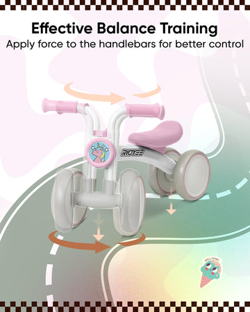 Ridyee Baby Balance Bike 1 Year Old, Toddler Balance Bike For 2 Year Old, Learn To Control Balance, Widened Wheelbase For Stable