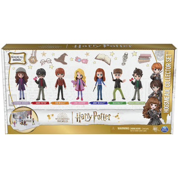 Wizarding World Magical Minis Hogsmeade Collector Set - 7 Figures, Plastic, Ages 6+, Model 6065055