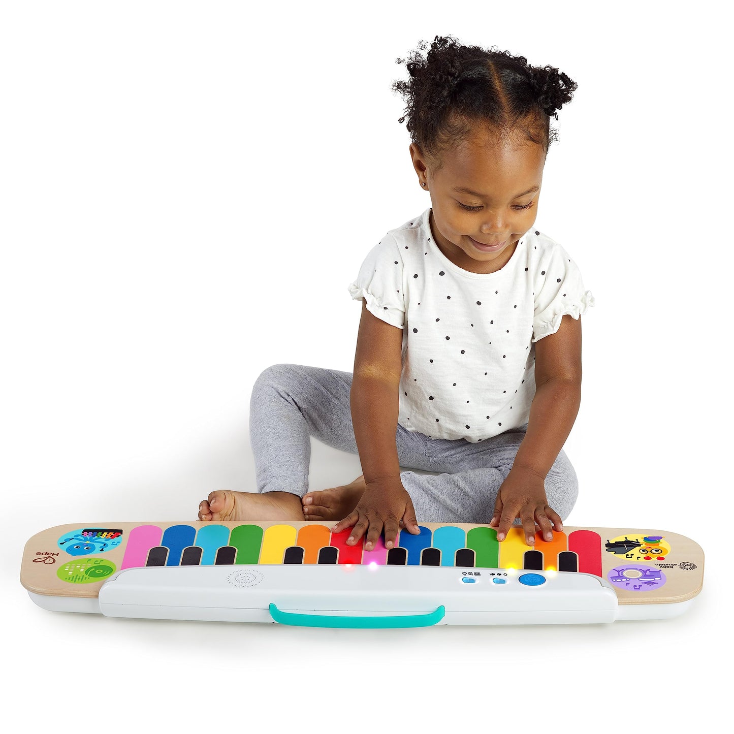 Baby Einstein Notes & Keys Magic Touch Wooden Electronic Keyboard Toddler Toy, Ages 12 Months +