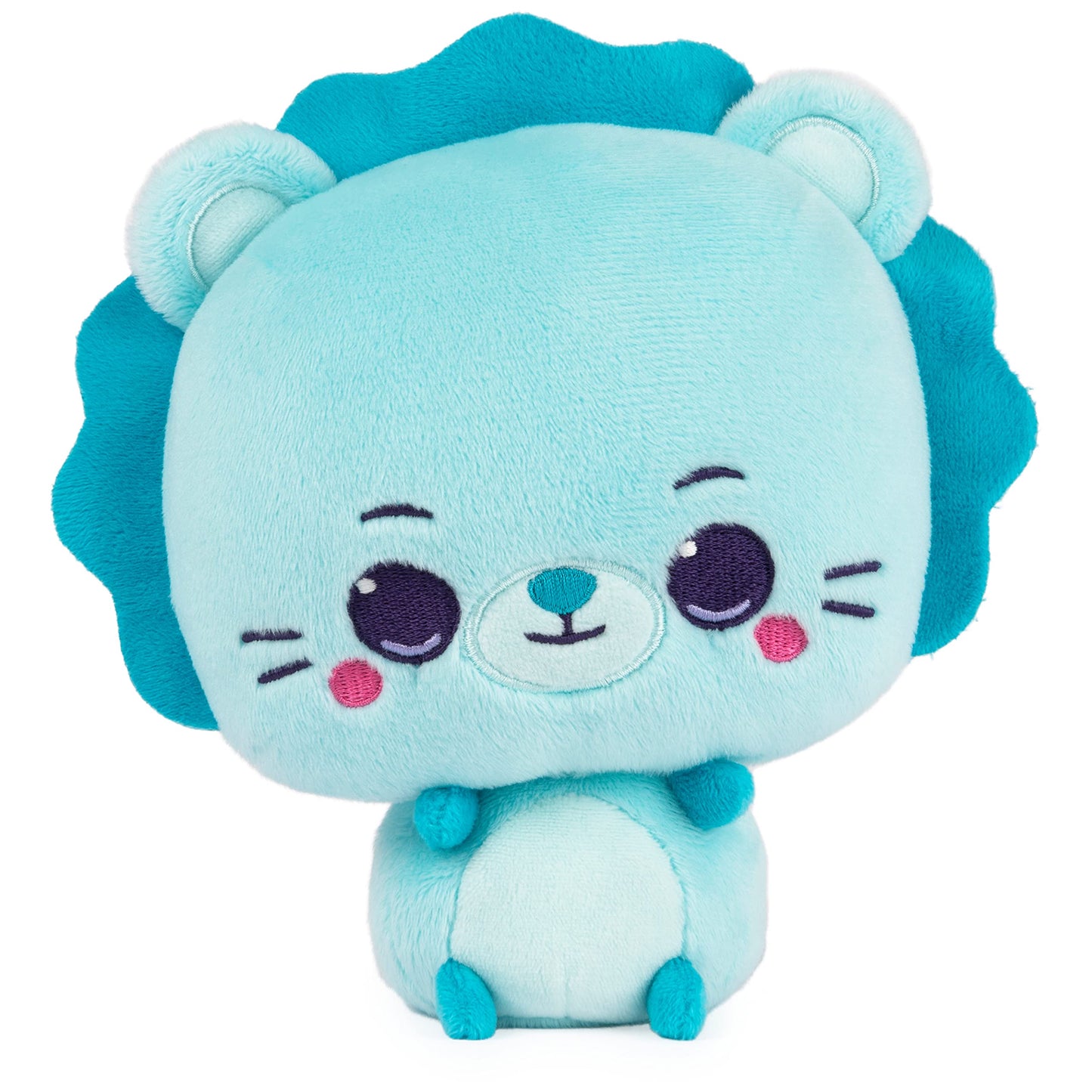 GUND Drops  Roger Roars  Expressive enhanced Stuffed Animal Soft Plush Pet  Blue Lion  6 
