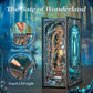 Fsolis Book Nook Kit, Diy Miniature Room House Kit For Adult Activities Decorative Bookend Bookshelf Bookcase Decor Birthday For Women Teens (The Gate Of Wonderland)