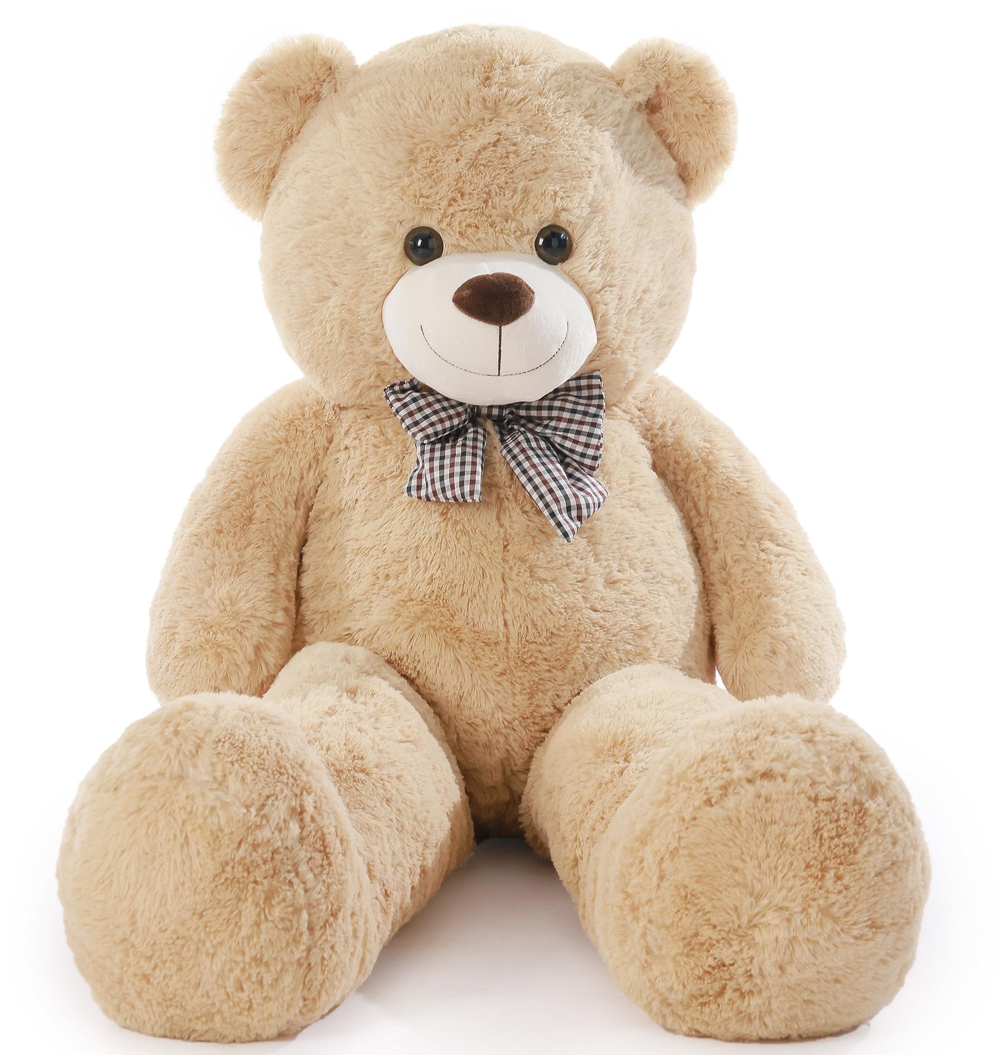 Poutmac Big Teddy Bear 4Ft Giant Soft Stuffed Animals Cute Plush Toy For Girlfriend Women Kids For Valentine'S Christmas Birthda