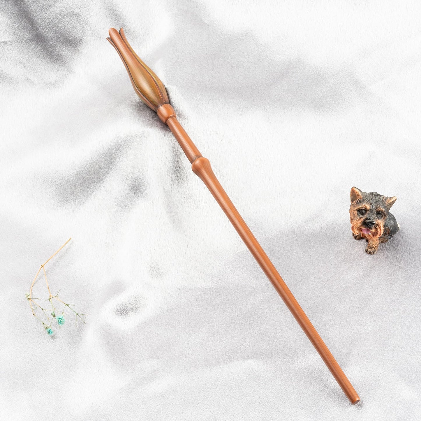 Yirenwee Luna Wand, Handmade Resin Steel Core As Halloween, Christmas, Birthday Party Favors And Magical Dress Up Role Play Prop