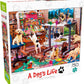 Buffalo Games - Steve Read - Painting Puppies - 750 Piece Jigsaw Puzzle for mature-themeds -Challenging Puzzle Perfect for Game Nights - Finished Size is 24.00 x 18.00