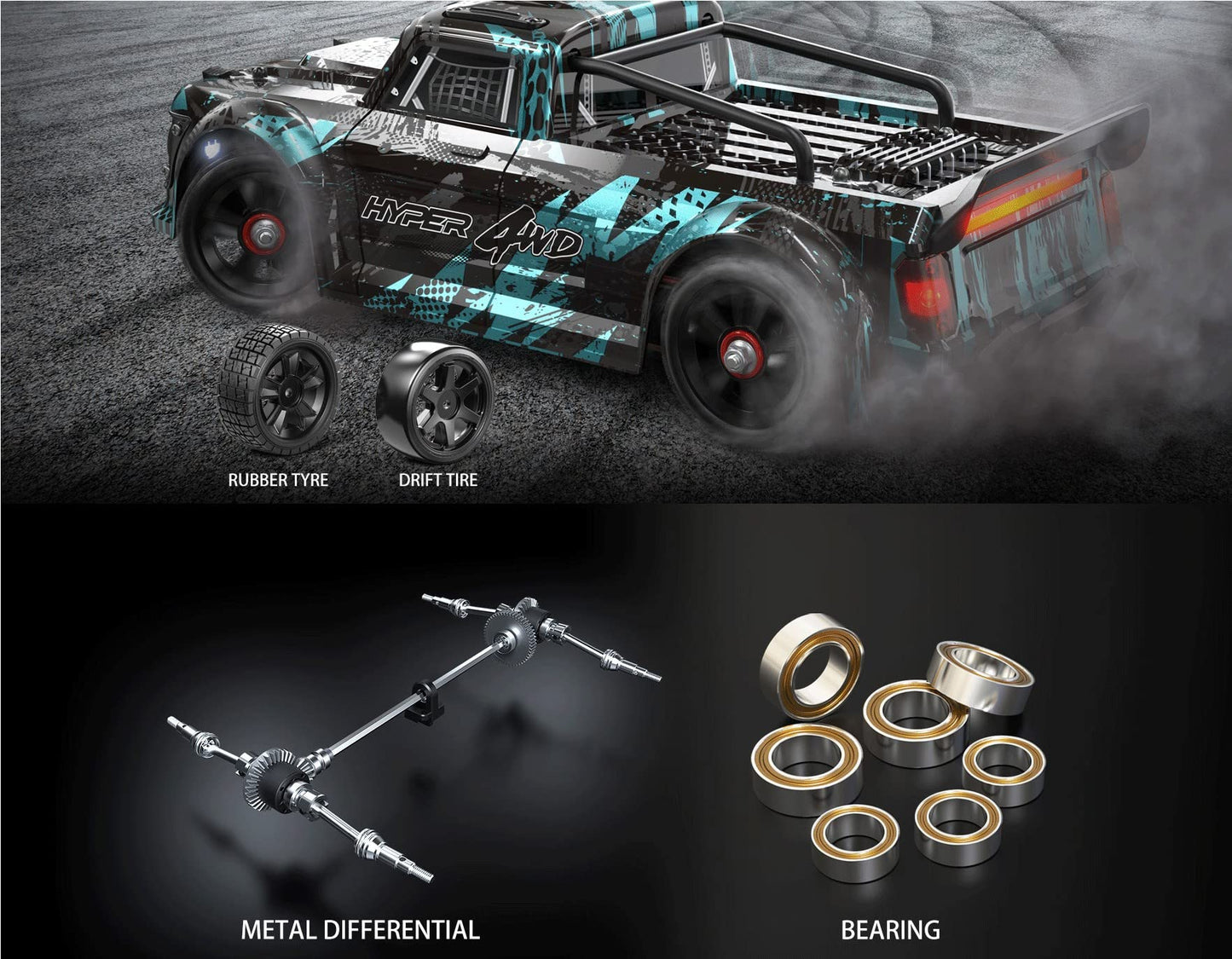 Fenamx Mjx Hyper go 4x4 Brushless Rc Cars 14301 Hyper 4wd Rc Car All-Road RC Drift Car Brushless Scale 2.4G 4wd High Speed Elect