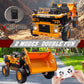 Ride on Dump Truck 24V, 4X70W Ride on Construction Vehicles Powerful Motors Up to 5Mph, 4WD Kids Car with Remote Control, Electr