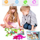 Eooleow Puzzles For Kids Ages 4-6, 4 Packs Wooden Puzzles For Toddlers 1-3, Dinosaur Toys Puzzles For Toddlers 2-4, Toddler Puzz