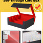 Newloop Trading Card Storage Box - 2400+ Commander Card Deck Case With See-Through Display Top For Magic The Gathering Tcg Yugio