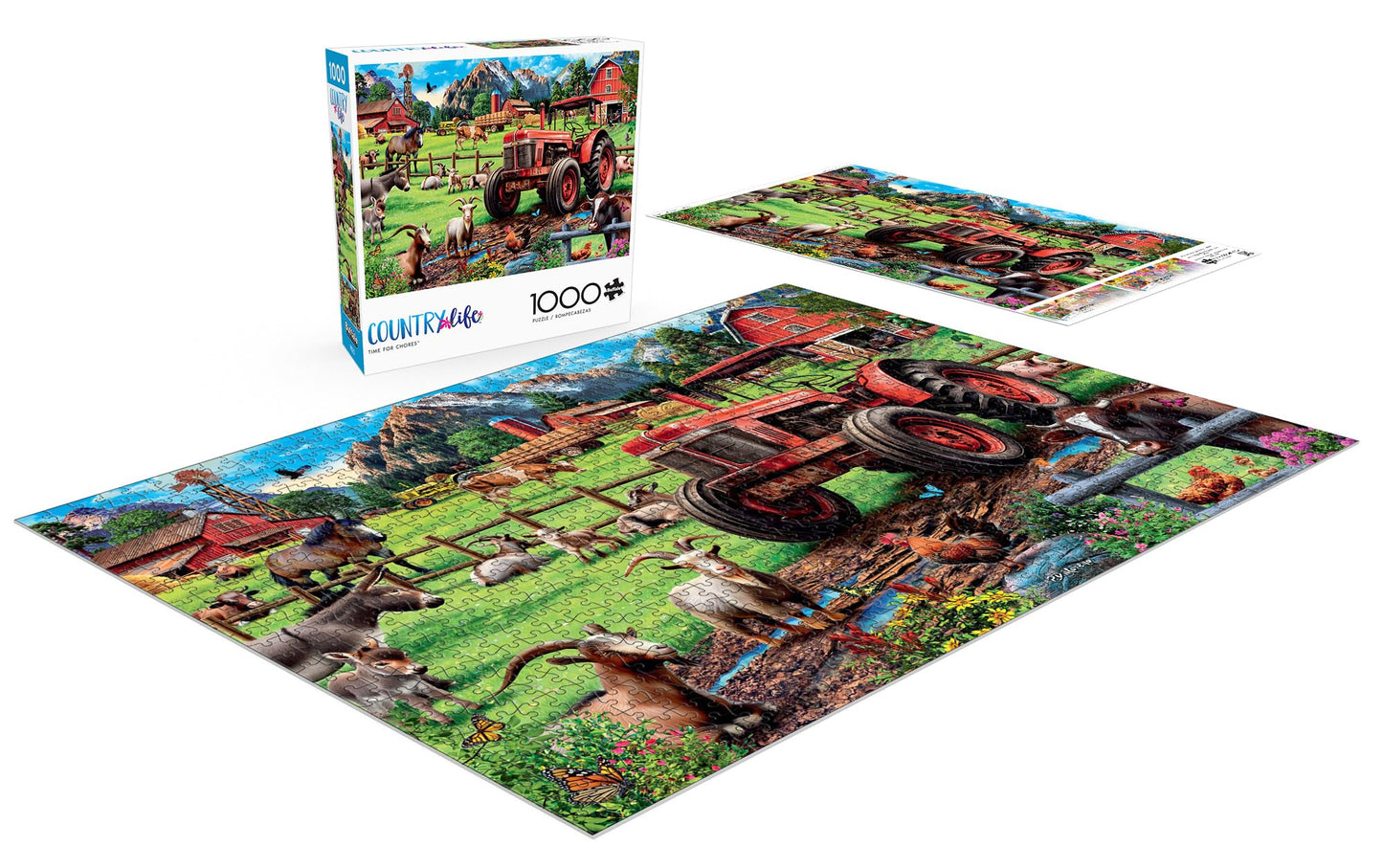 Buffalo Games - P.D. Moreno - Time For Chores - 1000 Piece Jigsaw Puzzle For Adults -Challenging Puzzle Perfect For Game Nights - Finished Size Is 26.75 X 19.75