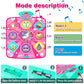 Kusntin Unicorn Dance Mat, Dance Mixer Rhythm Step Play Mat, Pink Dance Pad With Led Lights, Adjustable Volume, Built-In Music,