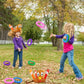 2 Pack Thanksgiving Ring Toss Games Toys for Kids Thanksgiving Inflatable Turkey Hats Toss Games Thanksgiving Family School Part