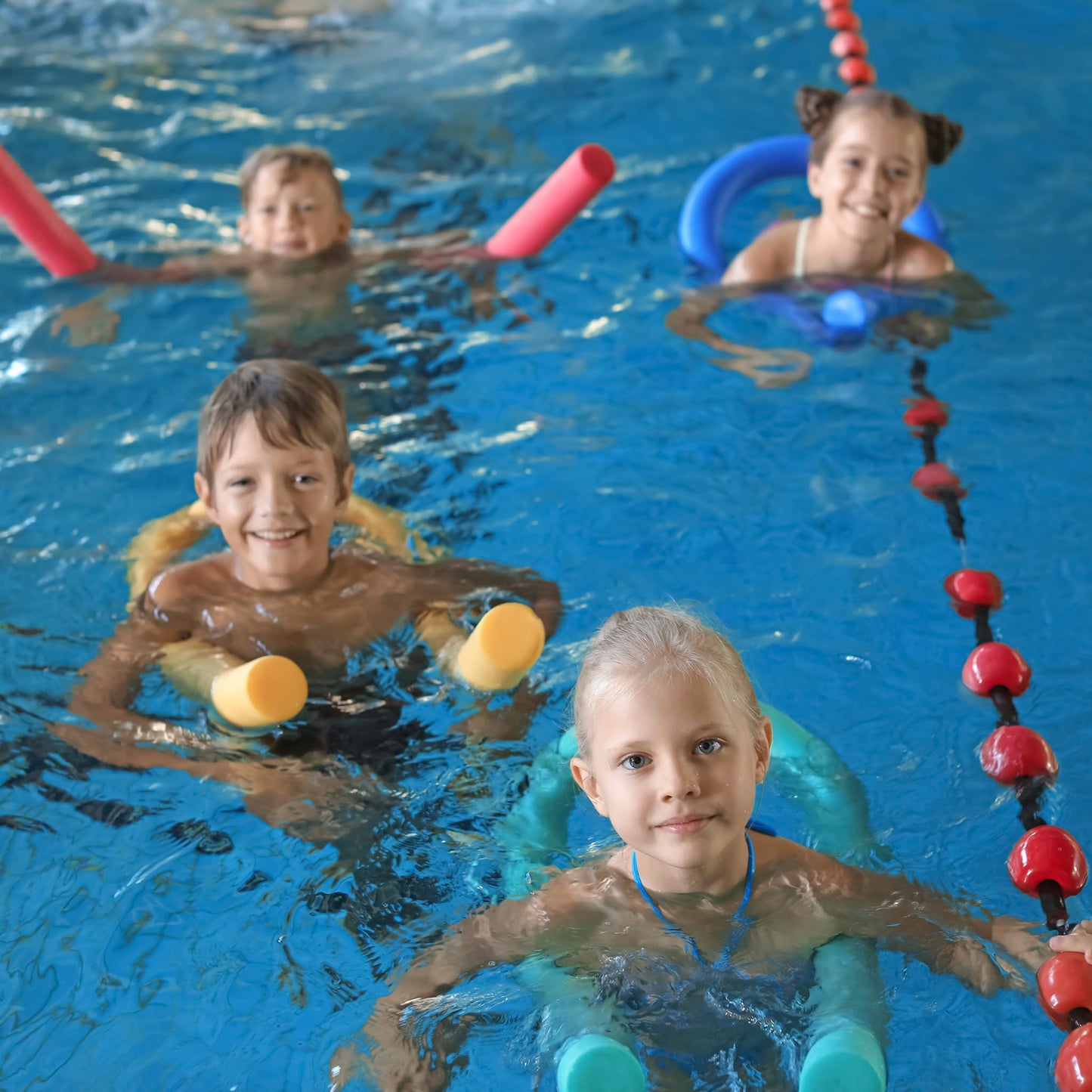 Oodles of Noodles Solid Deluxe Foam Pool Swim Noodles 10 Pack 55 Inch Length