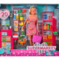 Simba 105733613 Steffi Love Supermarket, Toy Doll In Supermarket With Cashier, Shopping Bag And Many Foods, 29 Cm Doll, From 3 Years