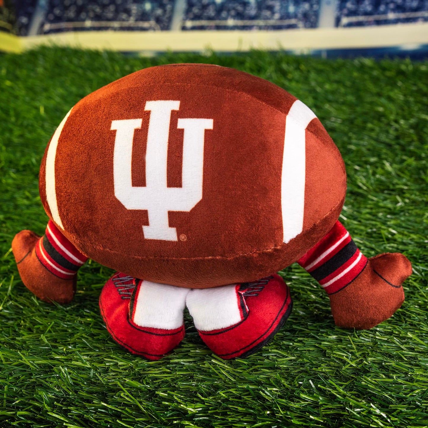Bleacher Creatures Indiana Hoosiers 8' Kuricha Football Sitting Plush - Soft Chibi Inspired Plush