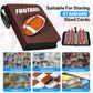 Football Card Binder  Trading Sports Card Binder Holder 900 Pockets with 50 Removable Pages  9 Pocket Collector Album Storage Double Sided enhanced Folder Book Case Gift for Boys And Girl(Brown)