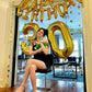 30 Balloon Number, Gold Number 30Th Birthday Balloons 40 Inch, 30 Years Old Gold Birthday Decorations For Men Women, 30Th Annive