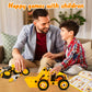 Hometter Building Toys For Age 5-12 Year Old Boys Gift, 6 In 1 Engineering Excavator Toys, Kids Stem Learning Toys Educational Building Kit