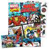 Marvel Comics Coloring Book for Adults Relaxation Set ~ Advanced Marvel Coloring Book Featuring Iron Man, Thor, Spider-Man, Capt