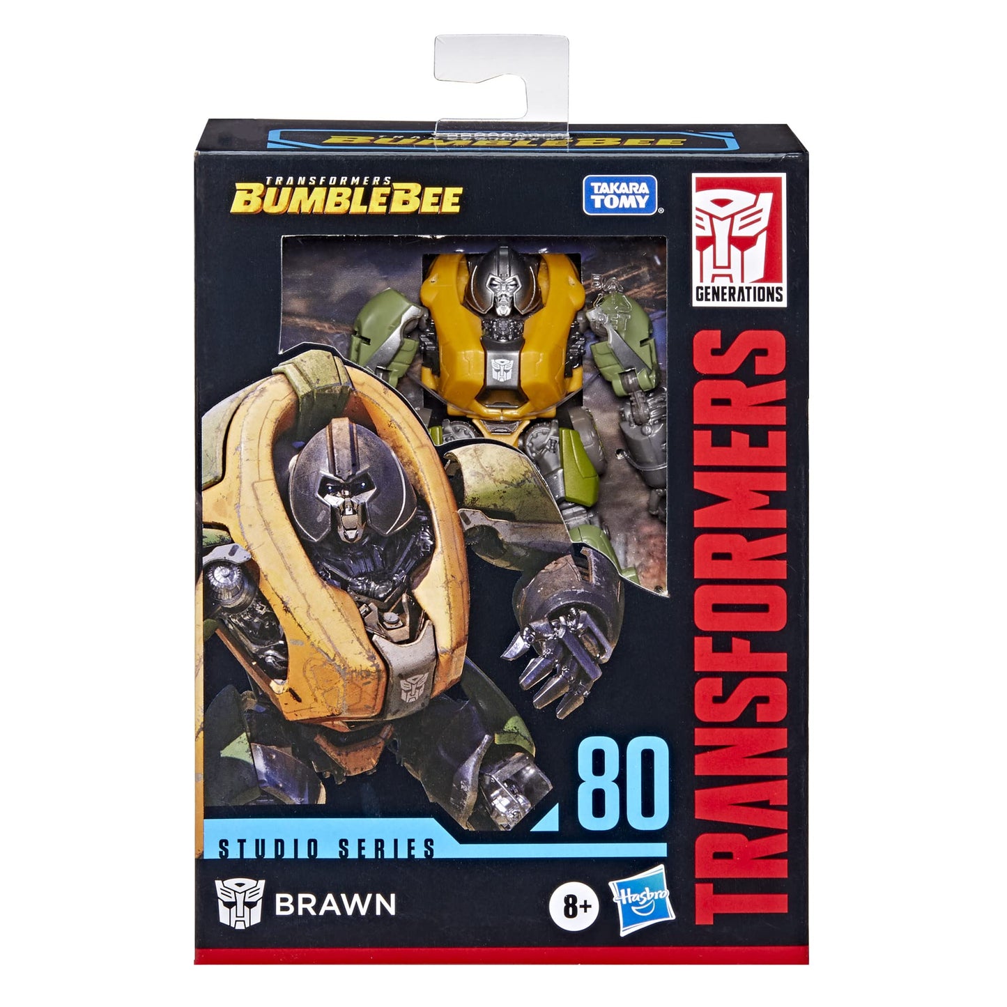Transformers Toys Studio Series 80 Deluxe Class Bumblebee Brawn Action Figure - Ages 8 And Up, 4.5-Inch