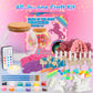 Unicorn Terrarium Kit For Kids - Arts & Crafts Activities Sets With Glow In The Dark Painting - Diy Unicorn Toys Birthday Gifts