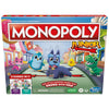 Monopoly Junior Board Game, 2-Sided Gameboard, Ages 4+, 2-6 Players, Plastic, Bright Colors