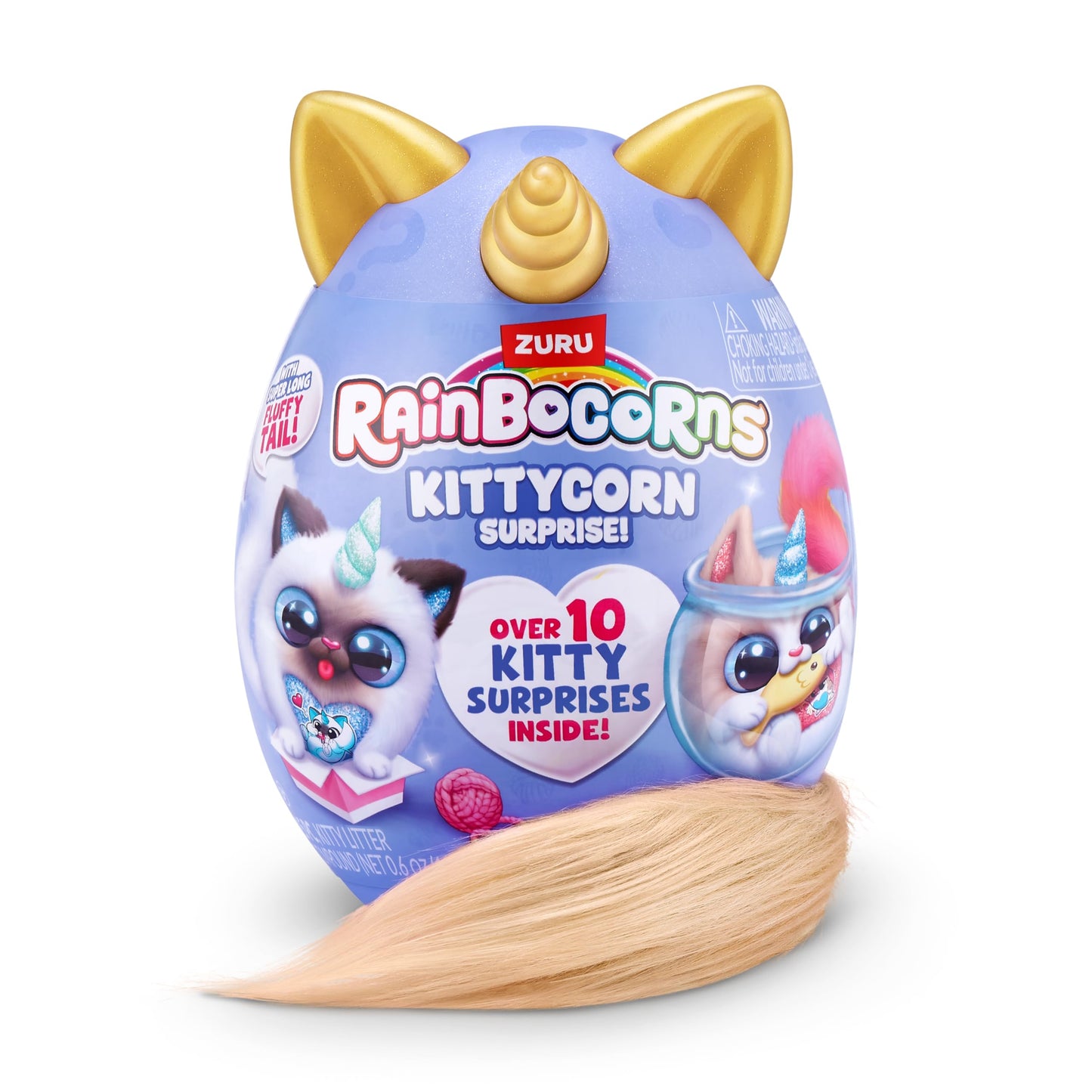 Kittycorn Surprise Series 3 (Persian) by ZURU  Plush Toy  Collectible Plush Stuffed Animal  Slime  Surprise Eggs for Girls