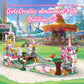 Wingift 711 Piece Friends Roller Coaster Building Set,Girls Creative Amusement Park Building Kit,Stem Princess Castle | Pink Playground Park Model Building Toy,Christmas Birthday Gift For Girls Age 6+