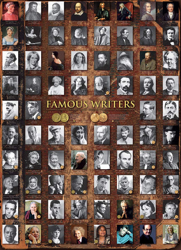 Eurographics Famous Writers 1000 Piece Puzzle (6000-0249)