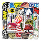 Counter-Strike:Global Offensive Stickers 50Pcs Waterproof, Removable,Cute,Beautiful, Stylish Teen Stickers, Suitable for Boys an