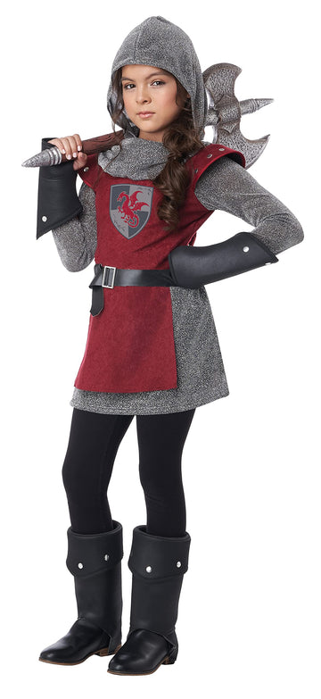 California Costumes, Fearless Knight, Child Large, Red/Silver