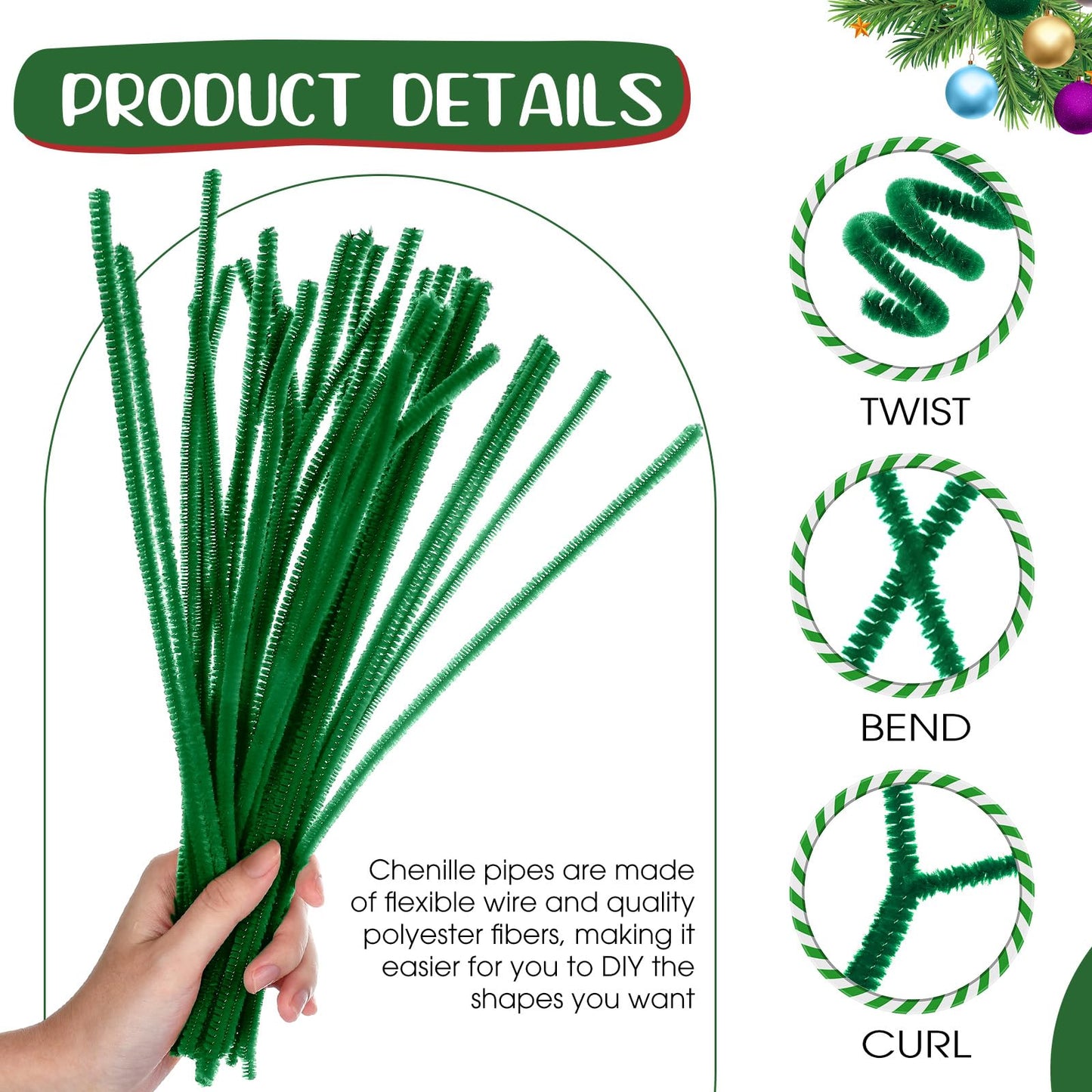 Newwiee 1000 Pcs Pipe Cleaners Bulk Chenille Stems Fuzzy Sticks for Kids DIY Art Crafts Supplies Crafts Sticks Projects Creative