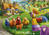 Ravensburger 1000 Piece Jigsaw Puzzle - The Happy Sheep Yarn Shop, Cardboard, Multi, Model 12000414, Made in Germany