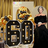 Imprsv 3Ft Black 60Th-Birthday Decorations Numbers: 60Th Birthday Party Anniversary Decorations Large Light Up Numbers 60 For Me