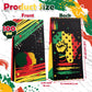 Sweetude 100 Pcs Juneteenth Day Paper Bags Bulk Happy Juneteenth Gift Treat Wrap Goodie Bags for Freedom Day 1865 Black American