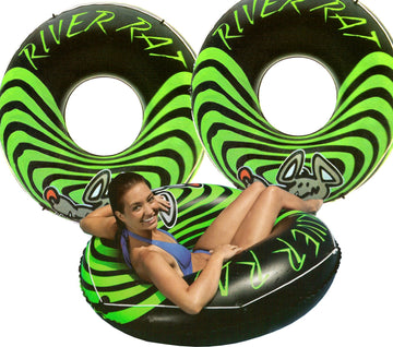 3-Pack Intex River Rat 48-Inch Inflatable Tubes For Lake/Pool/River | 3 X 68209E
